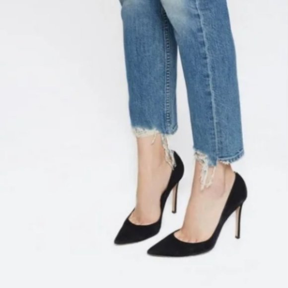 MOTHER Superior The Flirt Ankle Fray Jeans in "Thanks for Nothin" Wash size 31 - Picture 3 of 15